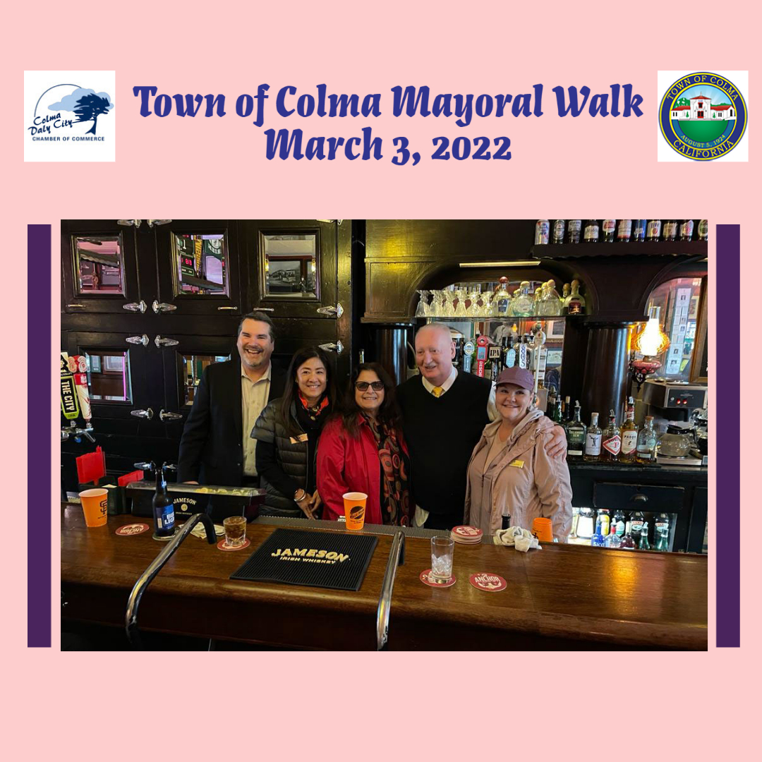 Watch Town of Colma Mayoral Walk recap on YouTube